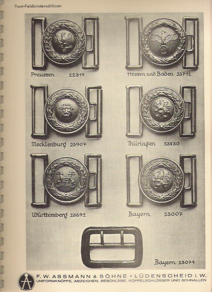 Catalogue du fabricant d'insignes et d'accessoires mtalliques pour uniformes allemands WW2